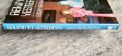Rewind To Yesterday ~1988 HC~ Pfeffer SIGNED VCR Time Machine SciFi Novel Illust