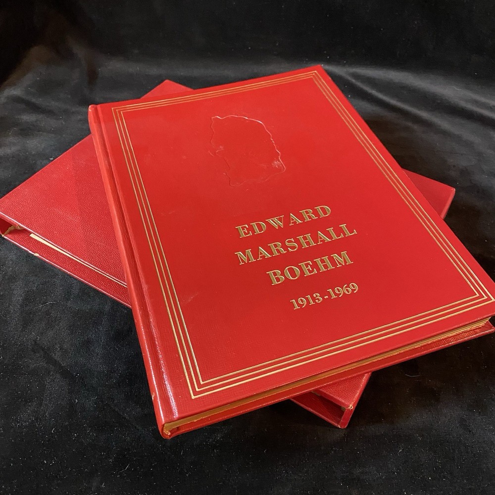 Signed Ltd Ed Edward Marshall Boehm 1913-1969 Book Slipcase Missing Medallion