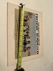The Western Art Of Frederic Remington Baigell 1976 Damage Back Cover