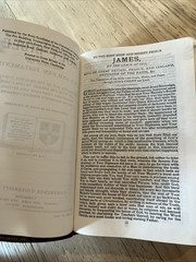 Cambridge Cameo KJV King James Ver Bible Genuine French Morocco Leather 74XRL