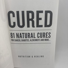 CURED 81 Natural Cures (2017, Paperback) Clean Inside