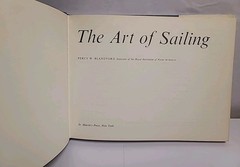 The Art of Sailing Percy W Blandford St Martin’s Press Hardcover Sailing Guide