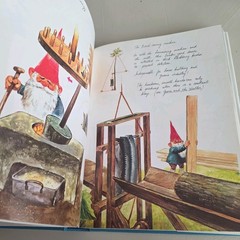 Vintage The Complete Gnomes Wil Huygen Rien Poortvliet HC Blue Abrams USA RARE
