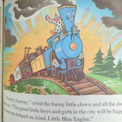 Vintage 1960s Little Engine That Could Book Watty Piper 1961 Platt & Munk NY