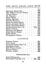 1911 The Blue. Grass Vintage Cook Book 388 Pages