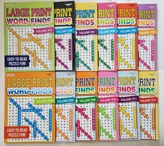 Large Print Word-Finds Puzzle Books Kappa Games,Search,Hunt~ Pick up to 30 Vols