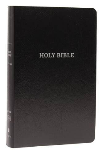 KJV, Gift and Award Bible, Imitation Leather, Black, Red Letter Edition, – GOOD