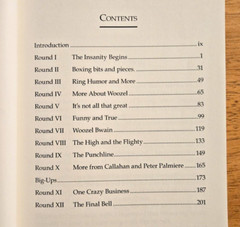 Woozel, Boxing & Me: A Look at the Funny Side of Boxing by Rusty Rubin, Inscribe