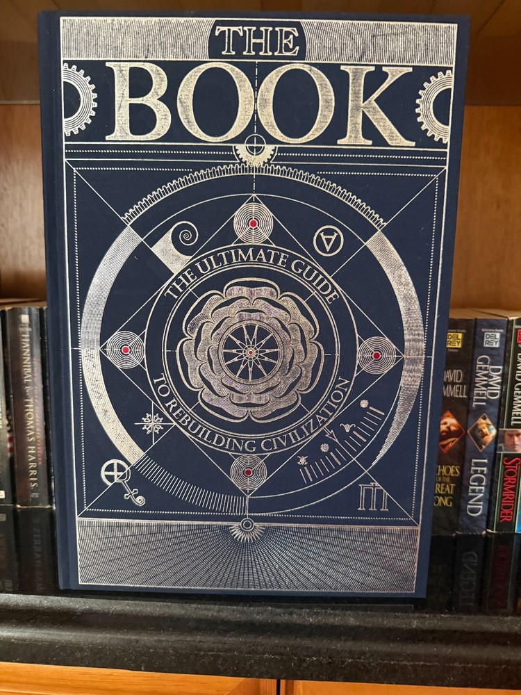 The Book. The Ultimate Guide to Rebuilding a Civilization. Hardcover. Brand New.