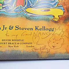 Signed Book 1st Ed A BEASTY STORY Steven Kellogg Art Hardback To Nancy Autograph