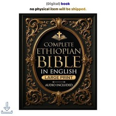 COMPLETE ETHIOPIAN BIBLE in English LARGE , Eddie Helton Brooks 2026