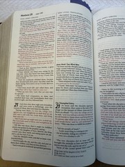 VTG 1997 Holy Bible: People’s Parallel Edition, KJV NLT Red Letter Leather Bound