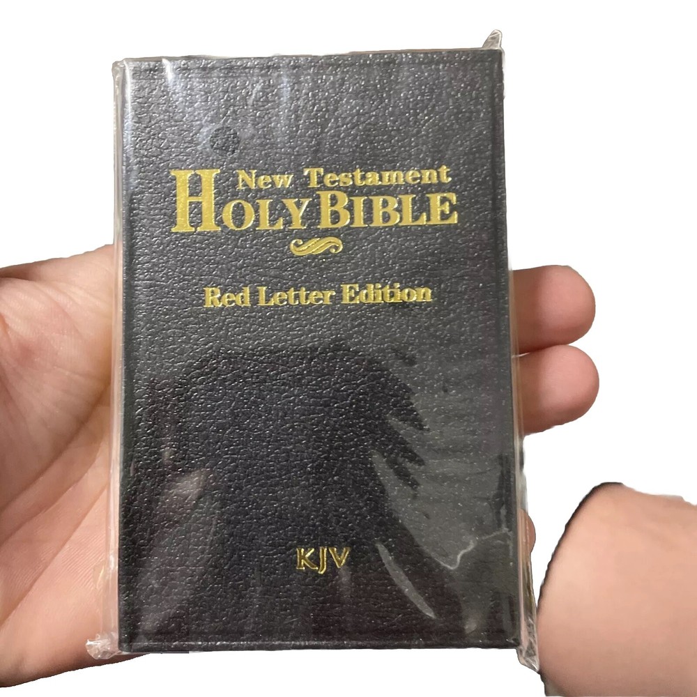 Mini New Testament Holy Bible Pocket-Sized 3 in x 4.5 in Red Letter Edtion KJV