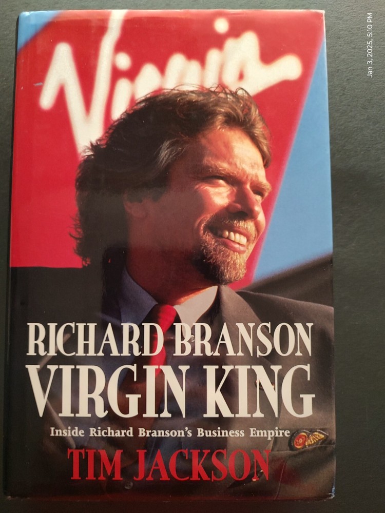 Richard Branson, Virgin King : inside Richard Branson’s Empire, 448 pages, ©1996