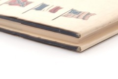 Flags of American History 1962 HCDJ Colonial Revolutionary Civil War Gadsen Flag
