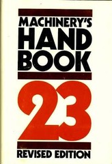Machinery’s Handbook, 23rd Revised – Hardcover, by Oberg Ertik Et. – Very Good