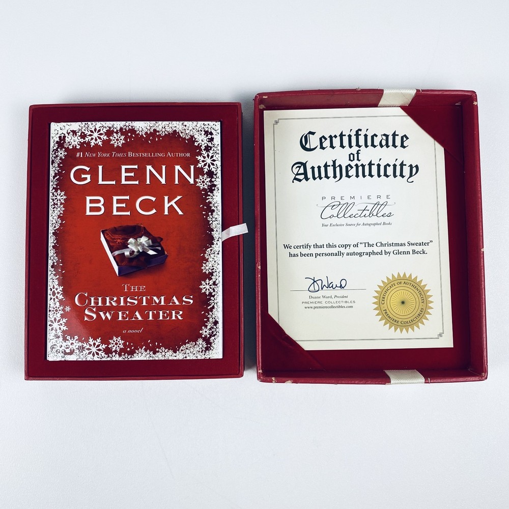 Glenn Beck The Christmas Sweater Signed First Edition with COA and Box