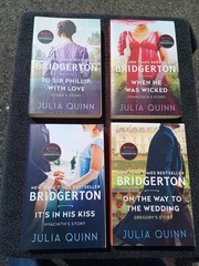 Lot 8 Bridgerton Books 1-8 (2 Box Sets) Netflix Tie-In Books Are VG Julia Quinn