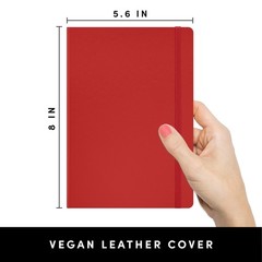 Lined Journal Notebook, Hardcover Journal for & Men, 160 Pages, (5.6 in x 8 i…