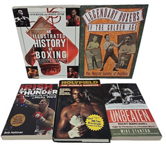 5 books BOXING HISTORY Biographies Marciano Holyfield Micky Ward Golden Age