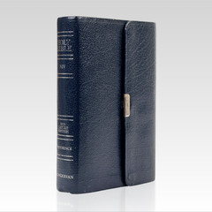 1989 The Holy Bible. NIV. Reference. Red Letter Ed. Blue Bonded Leather