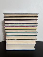 Vintage 70s & 80s Science Fiction Sci-Fi Book Lot of 10 HC, assorted authors