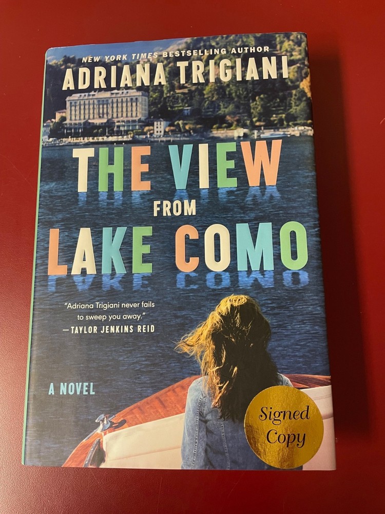 AUTOGRAPHED View from Lake Como : A Novel by Adriana Trigiani (2025, Hardcover)