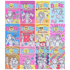 Dork Diaries Series (Vol. 1-12) By Rachel Renee Russell 12 Bks Set- Ages 9-14-PB