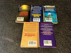 Lot of 5 Books Science Fiction Fantasy Mixed Titles PB Piers Anthony Vtg 80s 90s