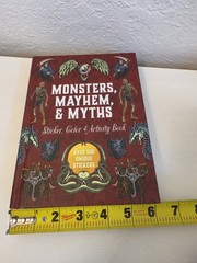 Chartwell Books Monsters, Mayhem & Myths Sticker Book Hardcover 500+ Stickers 8…
