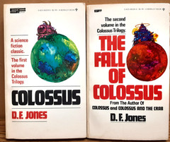 Colossus and Fall of Colossus by D.F. Jones 1975/76 Berkley Medallion Paperback