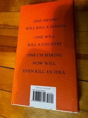Mark Z. Danielewski signed & dated The Fifty Year Sword 1st printing HC book
