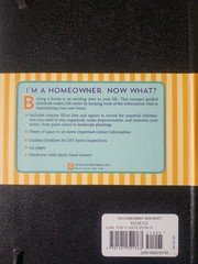 I’m a Homeowner, Now What? : A Guided Logbook by Inc. Peter Pauper Press (2016,