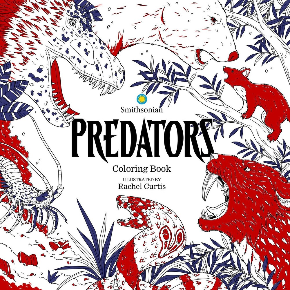 Predators: A Smithsonian Coloring Book – paperback Smithsonian Institution|C…