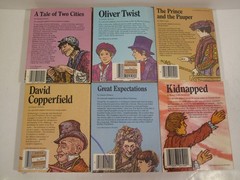 VTG Lot of 21 Illustrated Classic Edition Mini PB Books~Fantasy~People~Animals