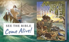 SALE! Complete Illustrated Children’s Bible, Hardback, Full Color, 400+ Pages