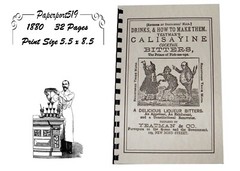 Drinks And How To Make Them „1880” 32 Pages