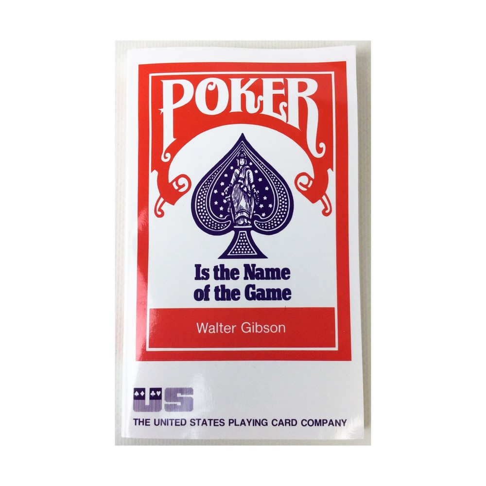 Harper & Row Historical Book Poker is the Name of the Game NM
