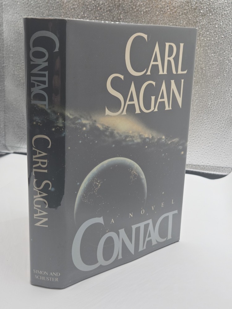 Contact Carl Sagan Simon and Schuster 1985 HC DJ 1st Ed/1st Printing VG