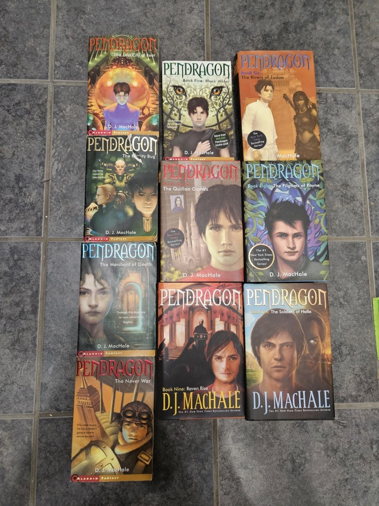 MIXED LOT 10 PENDRAGON SERIES BY D.J. MACHALE: THE MERCHANT OF DEATH ++
