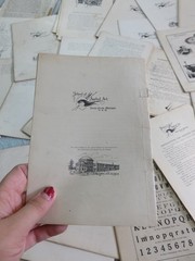 Lot of 45 1909 School of Applied Art Battle Creek, Michigan Commercial Drawing