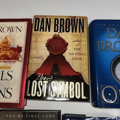 Dan Brown 7 Hardcover Book Lot Robert Langdon Series Set 1-7 HCDJ