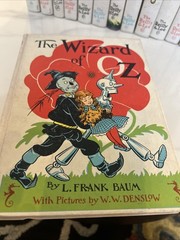 Wizard of OZ L. Frank Baum 14 Books Hardcover Reilly & Lee White Edition 1960’s!