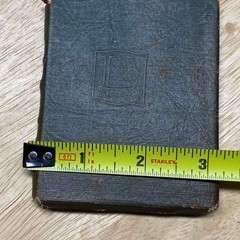 RARE Little Leather Library Book • In The Rue Morgue • Edgar Allen Poe • Redcrof