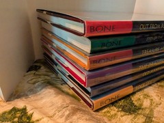 Bone Graphic Novels Jeff Smith Books Lot Of 6 Hardcover/PB 1-3-4-5-6-8