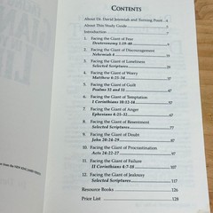 Facing the Giants in Your Life Dr. David Jeremiah 2001 Study Guide Turning Point