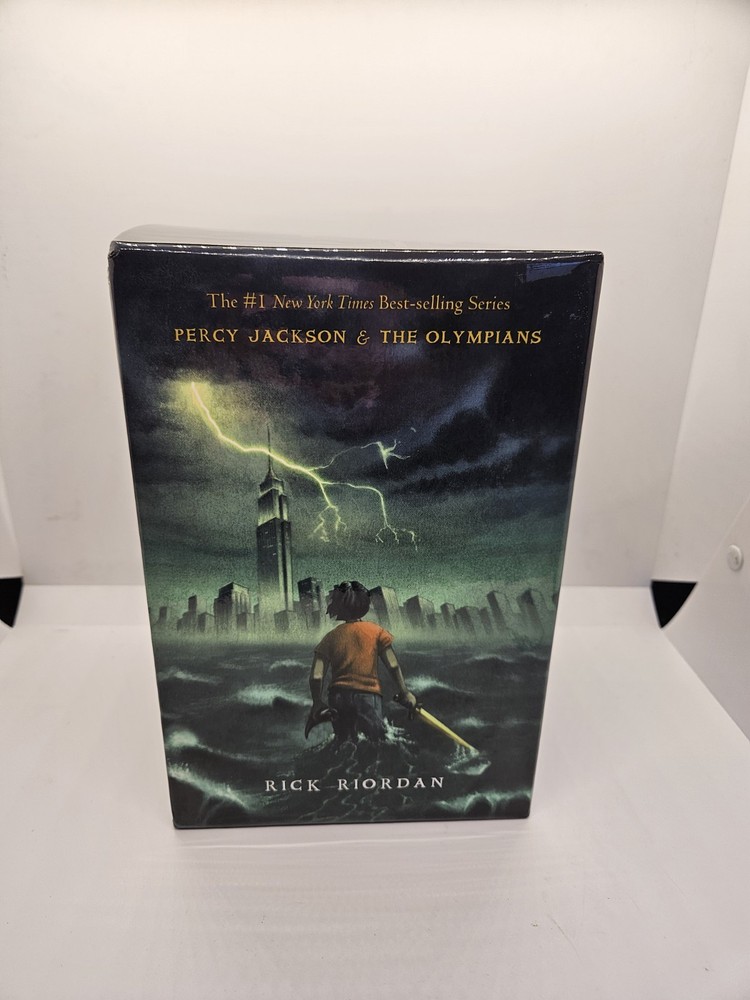 Percy Jackson and the Olympians Hardcover Box Set by Rick Riordan First Edition