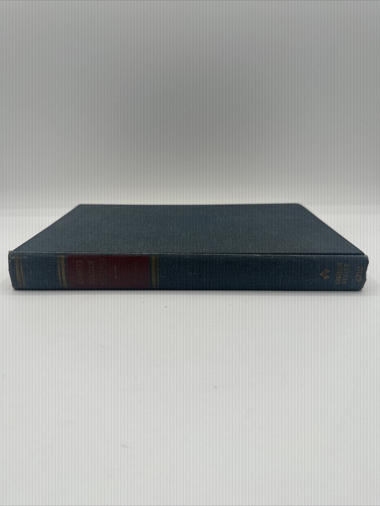 Advanced Quantum Mechanics 1967 J J Sakurai Hardcover 336 Pages