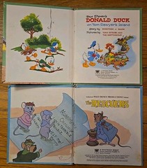 VTG 50s 60s 70s Disney Childrens Book Lot – Rescuers, Lady & the Tramp, Pinocchi