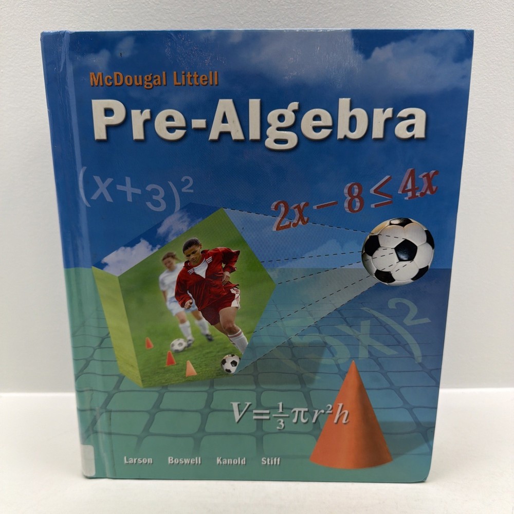 McDougal Littell Pre-Algebra: Student Edition 2005 – Hardcover – VERY GOOD